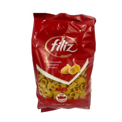 Filiz'S Pasta Manti 500G Lies Shape Pasta Delicious and Tasty, Easy to Cook Product of Turkey Pack of 1