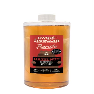Sweet Freedom Hazelnut Coffee Syrup - 1 litre (Pack of 1)