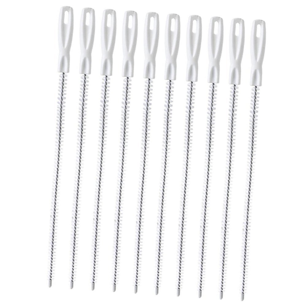 VILLFUL 10pcs Sewer Hair Remover Drain Cleaner Tool Sink Cleaning Brush for Shower Drain Cleaner and Pipe Cleaning Brush