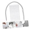 VILLFUL 10pcs Sewer Hair Remover Drain Cleaner Tool Sink Cleaning Brush for Shower Drain Cleaner and Pipe Cleaning Brush view 4