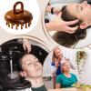 Rukjmqi Scalp Massager Wood | Sandalwood Multifunctional Hair Brush - Natural Brush 28-Tooth for Hair Care, Portable Body Massage Tool view 4