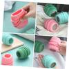 FRCOLOR Laundry Washing Balls Set Random Color 3pcs TPE Hair Remover Function Gentle on Clothes and Washer for Washing Machine Use Suitable for Clothes and Pet Hair Laundry view 3