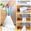 132 Count-Small Trash Bags, 4 Gallon Trash Bag Drawstring, Pure White Bathroom Garbage BagsTear-Free Garbage Bags Plastic Wastebasket Liners for Toilet Home Office and Bedroom view 4