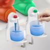 Faeymth Laundry Detergent Cup Holder to Prevent Overflow and Drip Storage Box Soap Box Accessories Drip Collection Rack White view 4