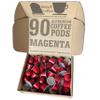 90 NAKED COFFEE Aluminium Coffee Pods Compatible with the Nespresso Original System - 100% Arabica MAGENTA - Intense Aromatic Smooth - Extra Value Pack - We save on packaging so you save on the coffee view 1