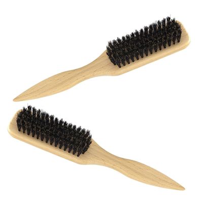ARTSEWPLY 2pcs Beard Brush for Men Boar Bristle Beard Brush for Home and Travel Lightweight and Portable