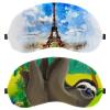Eslifey 2 Pcs Blackout Eye Masks, Cartoon Sloth Eye Sleep Shade Cover with Adjustable Strap for Sleeping Traveling view 1