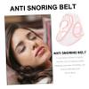 COLLBATH Adjustable White Mesh Chin Strap for Snoring Prevention Breathable Snoring Chain Strap with Comfortable Jaw Support for Sleep view 3