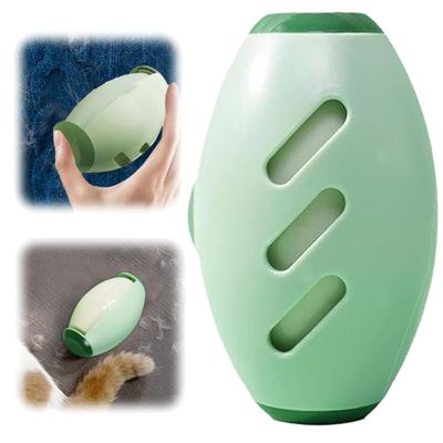 Portable Lint Roller, Washable Portable Sticker Pet Hair Remover Lint Roller, Washable Sticky Gel Lint Roller Ball, for On the Go for Clothes Sofas Hair Dust Travel Home (Green)