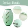 Portable Lint Roller, Washable Portable Sticker Pet Hair Remover Lint Roller, Washable Sticky Gel Lint Roller Ball, for On the Go for Clothes Sofas Hair Dust Travel Home (Green) view 3