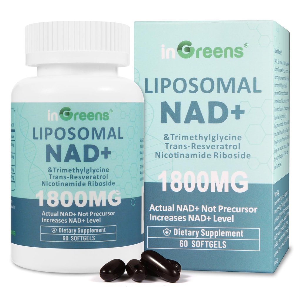 Liposomal NAD+ Supplement 1800mg 60 Softgels