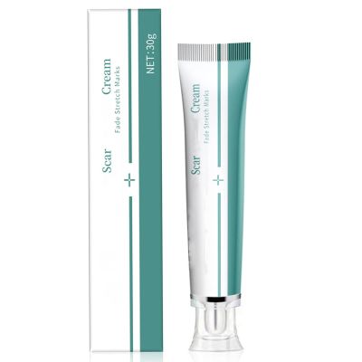 Botanical Scar Care Cream - Advanced Formula for Smoothing Skin Texture, Fades the Appearance of Old & New Scars, Intensive Care for Stretch Marks & Blemishes, Gentle for Face & Body