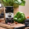 KORVEL Greek Black Olives, Pitted, Halkidiki (Greece), Super Colossal 111/120, Glass Jar 290g Premium Table Olives view 4