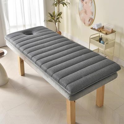 Grey 4cm,S 80190cm,Memory Foam Mattress Topper for Massage Bed Lash Bed Topper High Density with Face Hole And Elastic Straps Comfort & Support Lash Bed Cushion for Beauty Salon