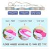 Grey 4cm,S 80190cm,Memory Foam Mattress Topper for Massage Bed Lash Bed Topper High Density with Face Hole And Elastic Straps Comfort & Support Lash Bed Cushion for Beauty Salon view 3