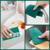 10er Pack Scour Pads Sponge Dish Scrubber Non-Scratch Green Reusable Household Scrub Pads for Kitchen and Dish Cleaning Tool view 4