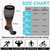AOOWU Plus Size Compression Socks for Men and Women, 3 Pair Wide Calf Graduated Compression Stockings, Extra Large Knee High Stockings for Support Travel Running Pregnancy Edema Nurses, 20-30 mmHg view 2