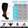 AOOWU Plus Size Compression Socks for Men and Women, 3 Pair Wide Calf Graduated Compression Stockings, Extra Large Knee High Stockings for Support Travel Running Pregnancy Edema Nurses, 20-30 mmHg view 2
