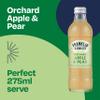 Franklin & Sons Apple & Pear | 12 x 275ml Bottle Case | Juicy Apple | Perfectly Ripe Pear | All Natural flavours | Made with Lake District Water | Sparkling Soft Drink | Premium Fizzy Drink | view 2