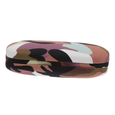 FRCOLOR Camouflage Double Sided Glasses Holder Portable Lens Storage Case for Eyeglasses for Outdoor Sports and Travel