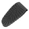Anti-Slip Rubber Front Heel Soles for Shoes Repairing - & Flexible Shoe Accessories for Enhanced Wear and Mute Performance (Black Forefoot) view 1