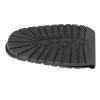 Anti-Slip Rubber Front Heel Soles for Shoes Repairing - & Flexible Shoe Accessories for Enhanced Wear and Mute Performance (Black Forefoot) view 2