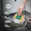 SCRUBIT Scouring Pad Roll - 19 FT Green scrubbing Pads Roll - Non Scratch Dish Washing Scrubbers - Abrasive and Heavy Duty Pot Scrubber Roll for Kitchen, Pots, Pans, Oven, and Grill 19 FT X 6" x0.3" view 4