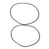 VERDANVERSE 2pcs Salon Chair Rubber Base Ring Gasket, Barber Chair Floor Protection Ring, Wear-resistant Rubber Table Feet for Easy Installation, Black view 1