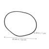 VERDANVERSE 2pcs Salon Chair Rubber Base Ring Gasket, Barber Chair Floor Protection Ring, Wear-resistant Rubber Table Feet for Easy Installation, Black view 2