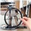 VERDANVERSE 2pcs Salon Chair Rubber Base Ring Gasket, Barber Chair Floor Protection Ring, Wear-resistant Rubber Table Feet for Easy Installation, Black view 4