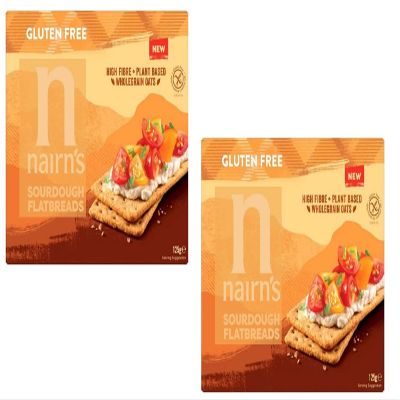 Sourdough Flatbreads 2 x 125g,Ideal as a base for canaps, paired with cheese, or enjoyed on their own - maintains structure when topped