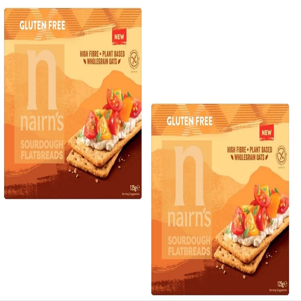 Sourdough Flatbreads 2 x 125g,Ideal as a base for canaps, paired with cheese, or enjoyed on their own - maintains structure when topped