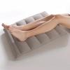 Nicear Adult Inflatable Wedge Pillow Portable Travel Bed Wedge with Adjustable Support Lightweight Back Pillow for Sleeping, Sitting Reading Leg Raise Pad (Gray) view 4