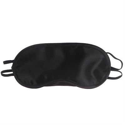 1/2/3/4PCS Silk Eye Mask Eyeshade Cover Shade Soft Blindfold Travel Eyepatch Natural Sleeping Eye Patch Sleep Mask Women Men(Black,3PCS)