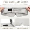 100% Mulberry Silk Sleeping Mask Eyepatch Blocking Light Eyemask Soft Padded Travel Sleeping Aid for Sleep Patch Slaapmasker(Light Gray) view 4