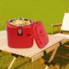 Insulated Food Container, Portable Food Soup Warmer With Lid, 10L Stainless Stee Insulated Cooler Bucket, Commercial Insulated Lunch Bucket(Size:Red) view 4