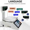 YXYLJOZ Label Printing Scales for Food Retail Store - Commercial Digital Price Computing Scale with Thermal Label Printer, Double-Sided LCD Display (Machine) view 4