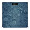 Blue Floral Lace Scale for Body Weight Highly Accurate Digital Bathroom Body Scale Digital Body Weight Scale Tempered Glass LCD Display Batteries and Tape Measure view 1