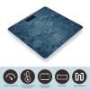 Blue Floral Lace Scale for Body Weight Highly Accurate Digital Bathroom Body Scale Digital Body Weight Scale Tempered Glass LCD Display Batteries and Tape Measure view 3