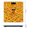 Yellow Ducky Scale for Body Weight Highly Accurate Digital Bathroom Body Scale Digital Body Weight Scale Tempered Glass LCD Display Batteries and Tape Measure view 2