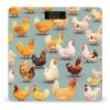 Cute Chicken Walking Scale for Body Weight Highly Accurate Digital Bathroom Body Scale Digital Body Weight Scale Tempered Glass LCD Display Batteries and Tape Measure view 1