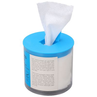 180 Sections Optical Fiber Wipes, Dust Fr ee Lint Cleaning Cloth for Precise Instruments, Used with Detergent, More than 600 Cleaning Times Fiber Optic Connector Wipes
