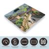 Ancient Town Scale for Body Weight Highly Accurate Digital Bathroom Body Scale Digital Body Weight Scale Tempered Glass LCD Display Batteries and Tape Measure view 3