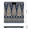 Christmas Tree Pattern Scale for Body Weight Highly Accurate Digital Bathroom Body Scale Digital Body Weight Scale Tempered Glass LCD Display Batteries and Tape Measure view 2