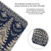 Christmas Tree Pattern Scale for Body Weight Highly Accurate Digital Bathroom Body Scale Digital Body Weight Scale Tempered Glass LCD Display Batteries and Tape Measure view 4