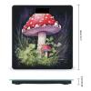 Mushrooms in The Grass Scale for Body Weight Highly Accurate Digital Bathroom Body Scale Digital Body Weight Scale Tempered Glass LCD Display Batteries and Tape Measure view 2