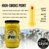 Just Ghee Certified Organic Grass-Fed Ghee 600g | Pure Clarified Butter | High Smoke Point Cooking Fat | Handcrafted in the UK | Keto, Paleo & Ayurvedic Friendly view 3