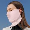 Golf Face Cover, Sun Protection Women Golf Face Masque, Outdoor Activities Scarf Skin-Friendly Breathable Half Mesh Fashionable for Cycling, Running view 3