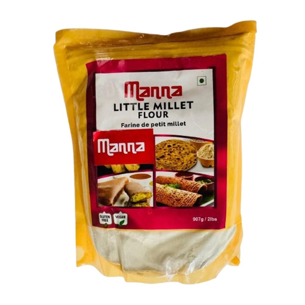 Manna Little Millet Flour 1KG Traditional Samai Millet Flour Gluten Free, Vegan Easy to Cook Product of India Pack of 1