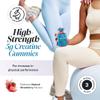 Creatine Gummies - 5000mg Lab Verified - High Strength Monohydrate Gummies - Increase Physical Performance - Alternative to Tablets, Powder & Capsules - Novomins view 2